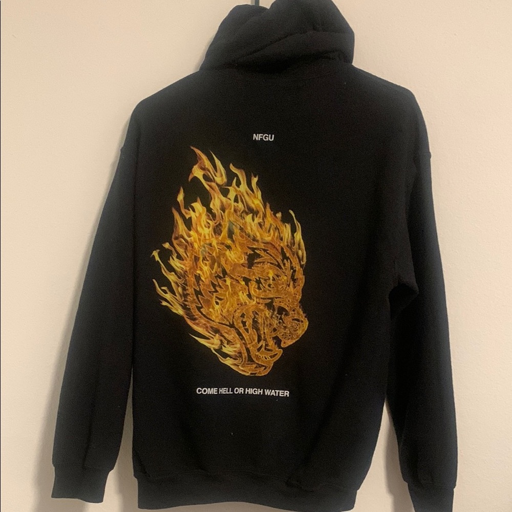 Darc sport fire wolf hoodie